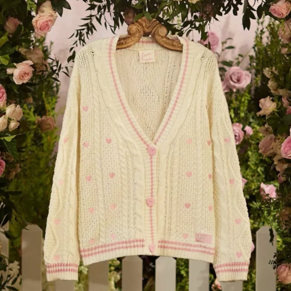 Taylor Swift Official Lover Album The Cardigan Unisex Size XS/S